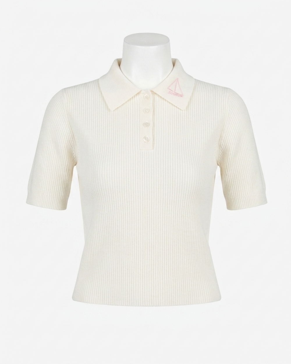 NEW LINE AND DOT sailing crew neck sweater in ivory